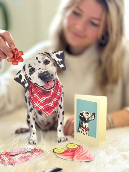 Dalmatian Pop-Up Card