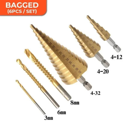 Titanium Plating Drill Bit Set（6pcs）| LAST DAY FOR SALE!