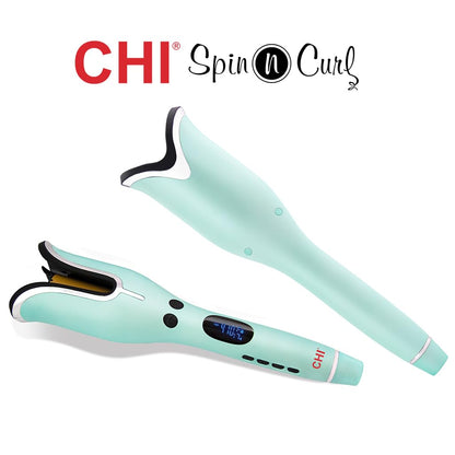 CHI Spin N Curl Curling Iron: Effortless Healthy & Shiny Curls and Waves | FINAL DAY OF SALE!