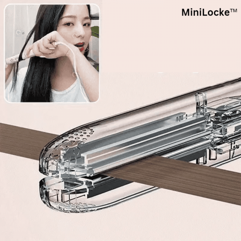Ceramic Minilocke Curling Iron with Dual Purpose | (Last Day Of Sale!)
