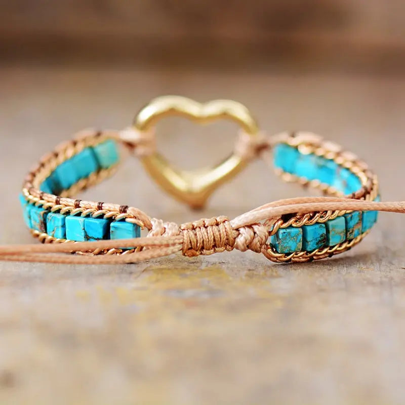 Turquoise Heart Bracelet | LAST DAY OF SALE!