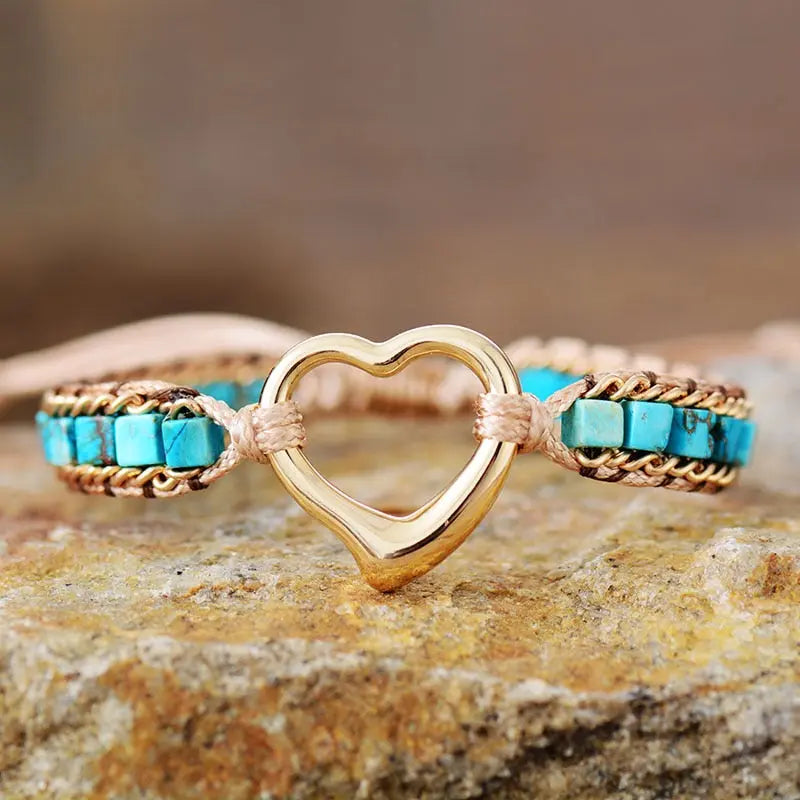 Turquoise Heart Bracelet | LAST DAY OF SALE!