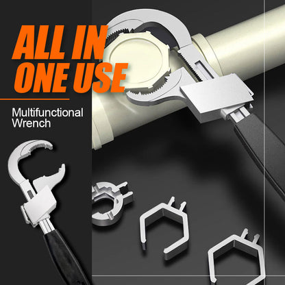 Universal Double Ended Wrench (+3 FREE Attachments) | LAST DAY OF SALE!