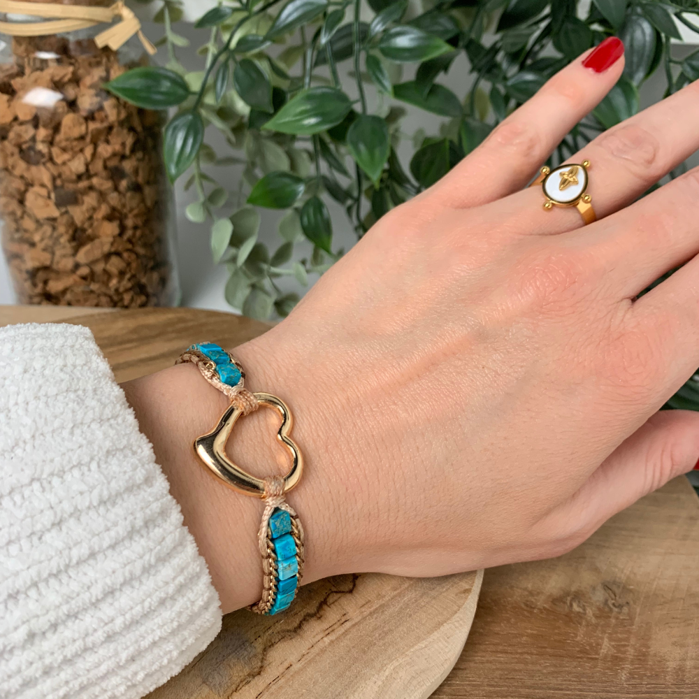 Turquoise Heart Bracelet | LAST DAY OF SALE!