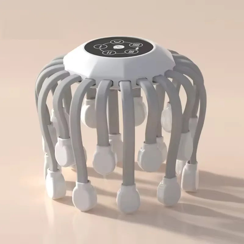 Azure Octopus Head Massager