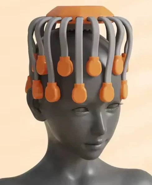 Azure Octopus Head Massager