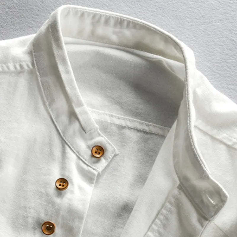 Men’s “Katana” Japanese Linen Shirt | Last Day Sale!