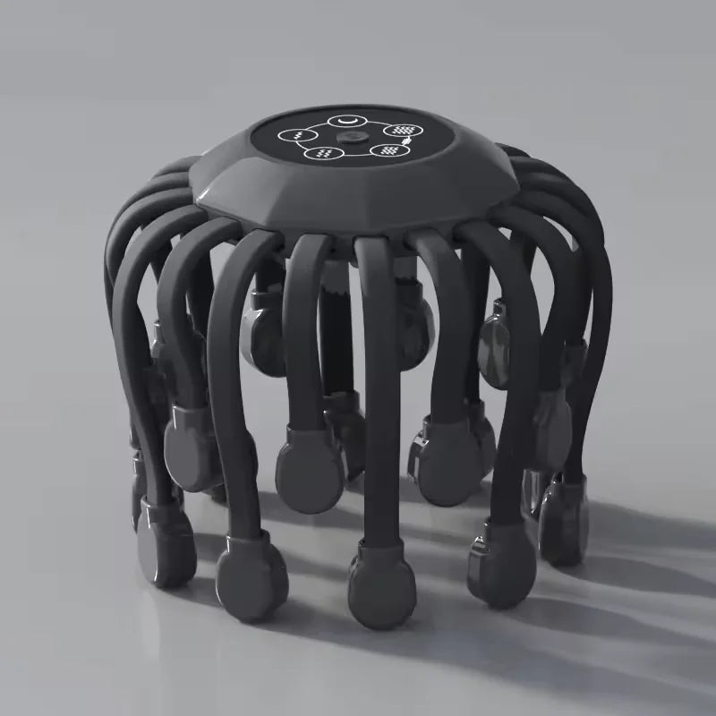 Azure Octopus Head Massager