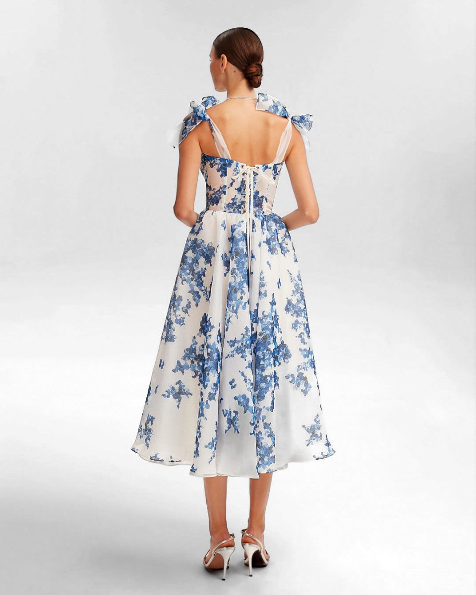 Enchanting Blue Floral Dress | LAST DAY FOR SALE!