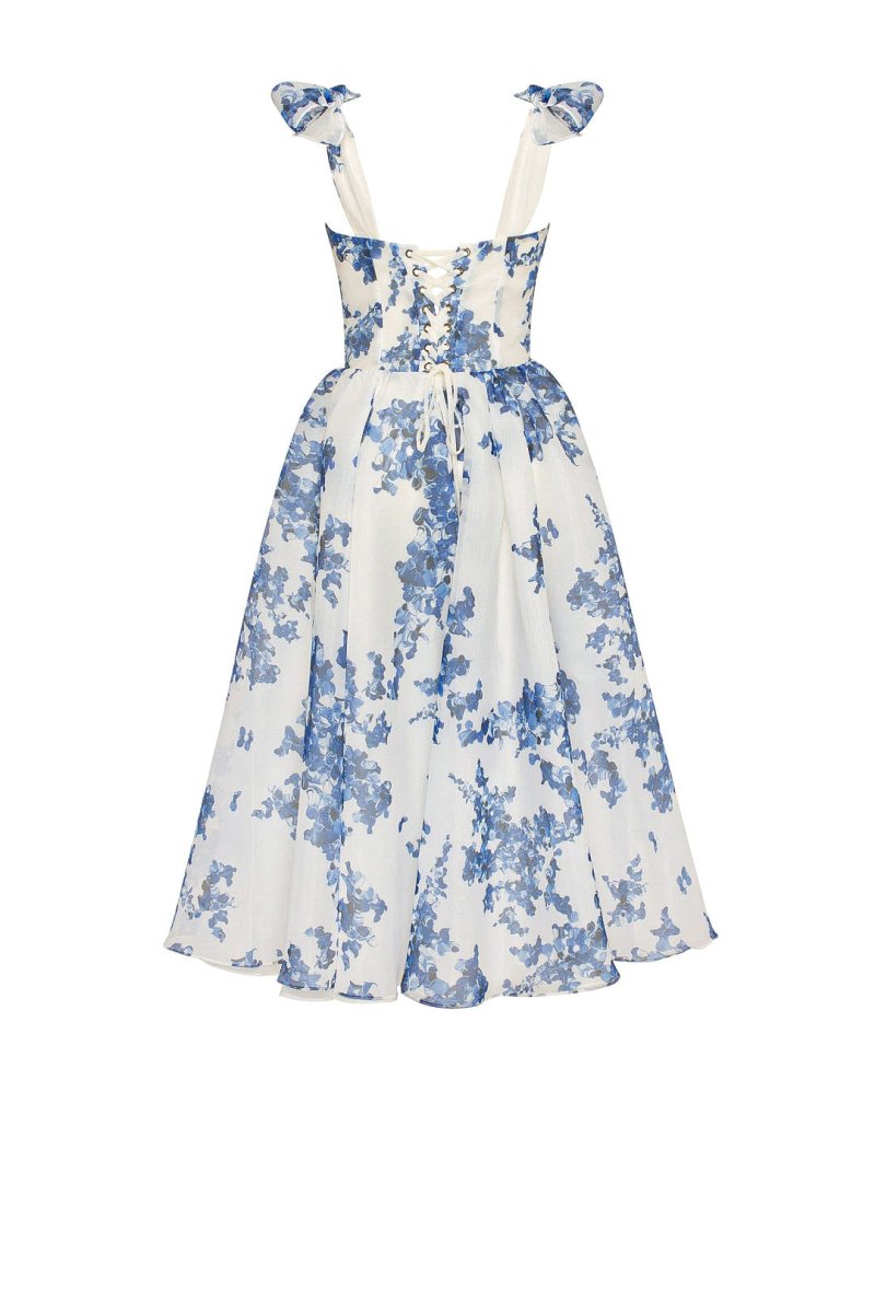 Enchanting Blue Floral Dress | LAST DAY FOR SALE!