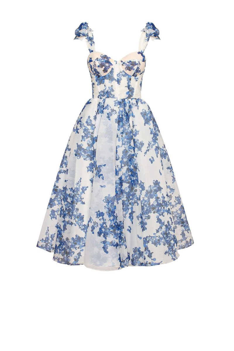 Enchanting Blue Floral Dress | LAST DAY FOR SALE!