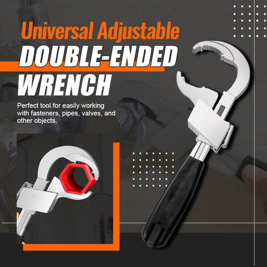 Universal Double Ended Wrench (+3 FREE Attachments) | LAST DAY OF SALE!