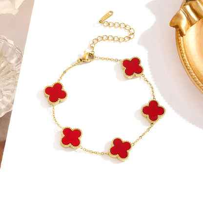 18K Lucky Clover Bracelet (Last Day of Sale!)