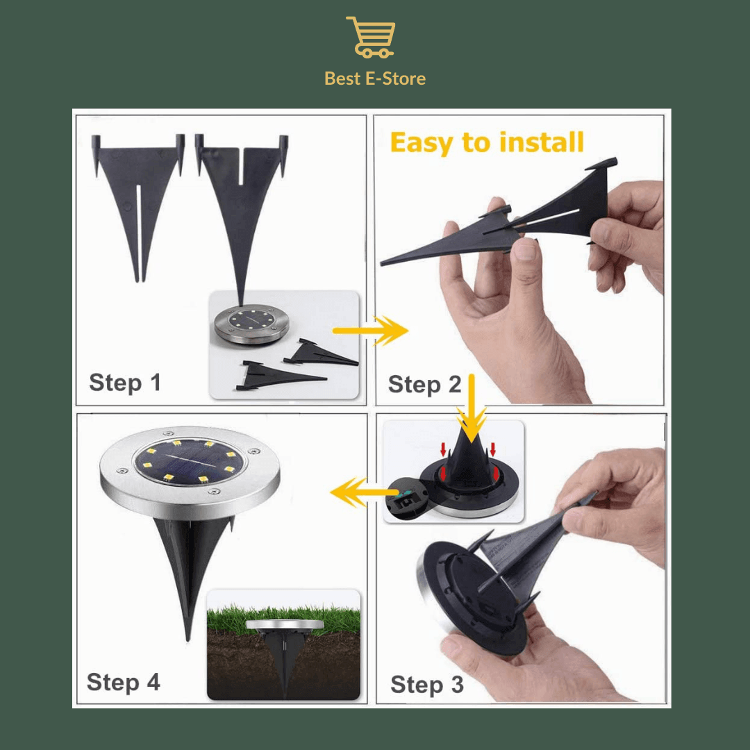 New Waterproof Solar Powered Garden Lights | Last Day For Sale!