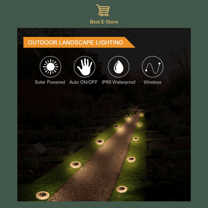 New Waterproof Solar Powered Garden Lights | Last Day For Sale!