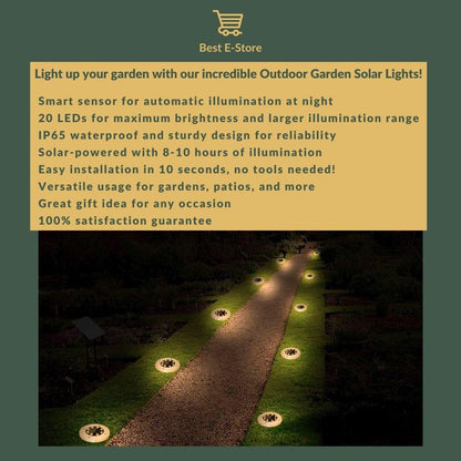 New Waterproof Solar Powered Garden Lights | Last Day For Sale!