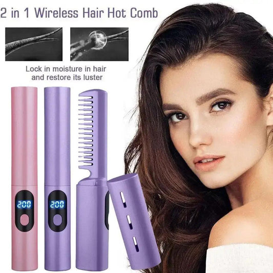 Azure Electric Straightening Comb (Laatste dag te koop!)